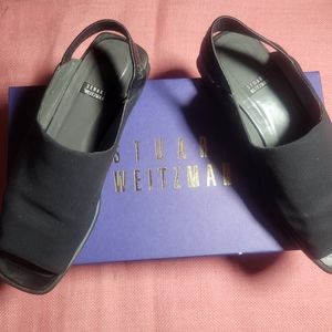 Stuart Weitzman Sling Back Comfy Sandals